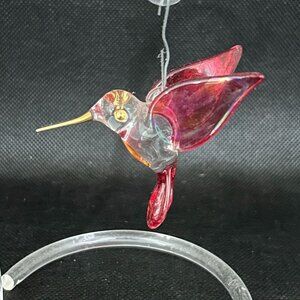 Handblown glass Hummingbird